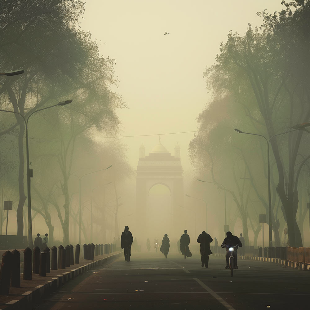Smog in New Delhi